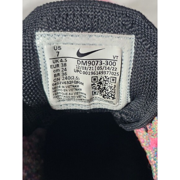 Nike Air Zoom Mariah Flyknit Racer Multicolor DM9073-300 Women’s Size 7 EUR 38 - Picture 6 of 6